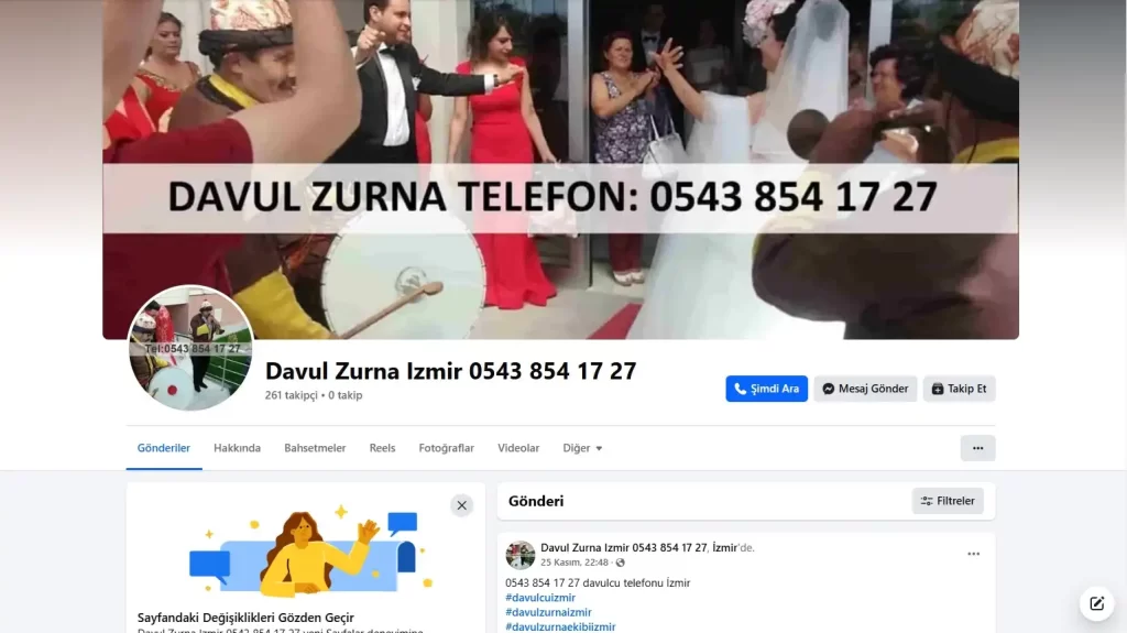 İzmir Davulcu Facebook Sayfası